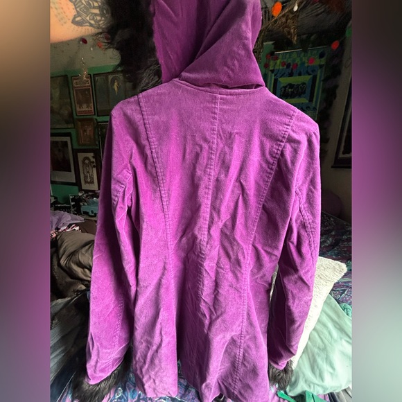 Tripp NYC Purple Velvet Coat - Picture 8 of 11